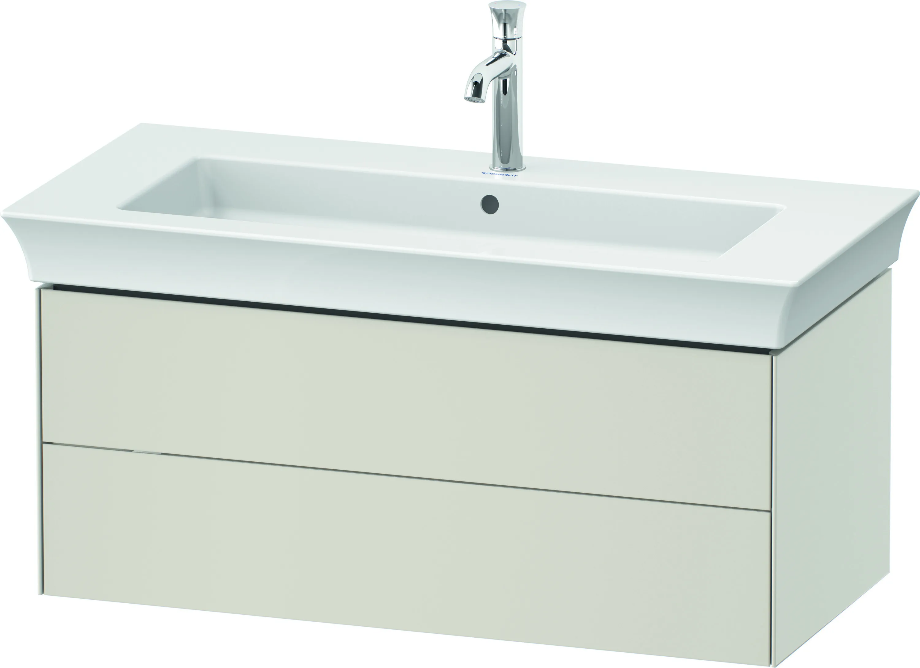 Duravit Waschtischunterschrank „White Tulip“, mit Beleuchtung Duravit Waschtischunterschrank „White Tulip“, mit Beleuchtung