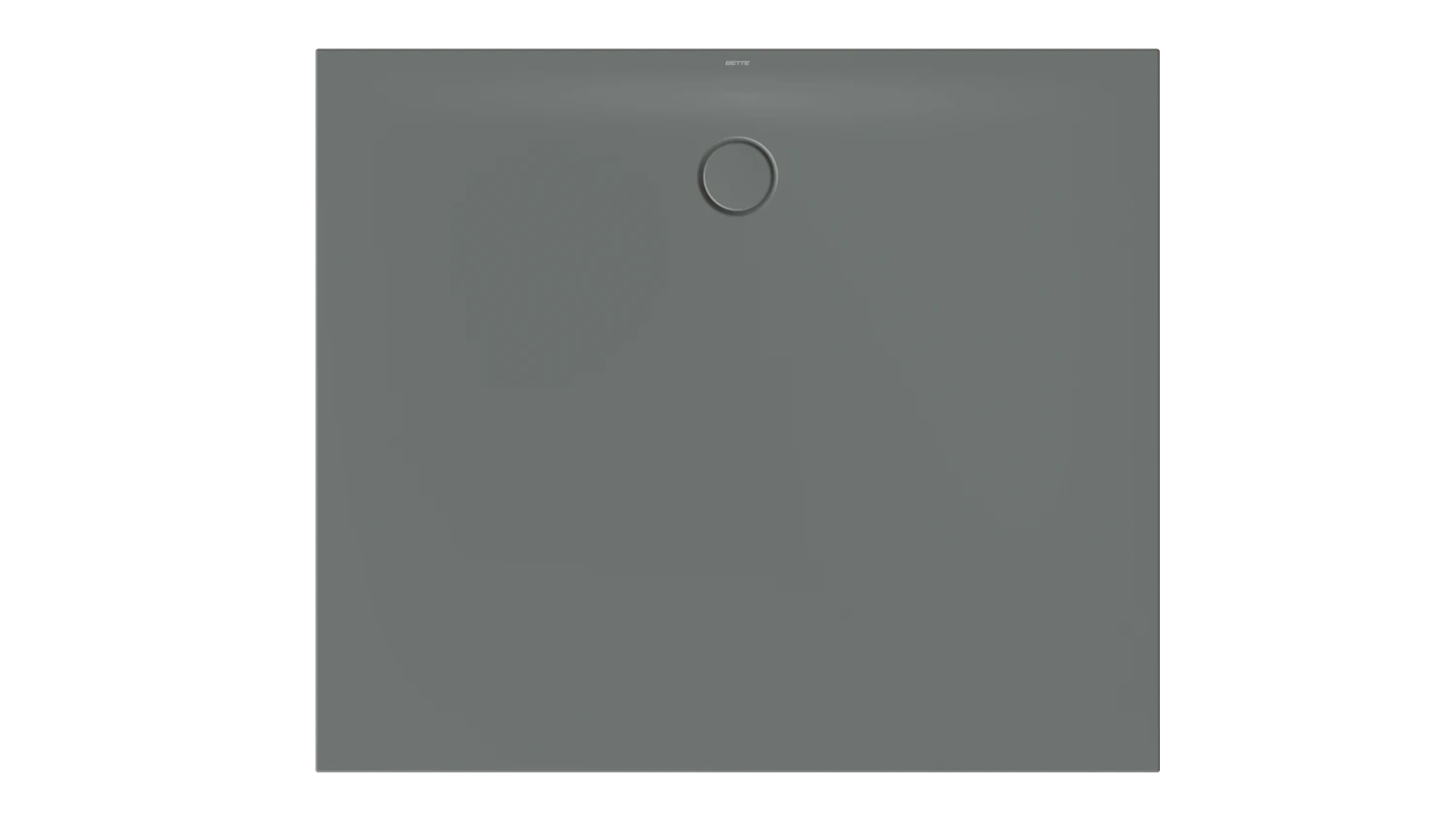 Bette rechteck Duschwanne „BetteFloor Side“ 1400 × 1200 mm mit BetteAntirutsch Pro, ohne Oberflächenveredelung, ohne Wannenträger, in Smoke