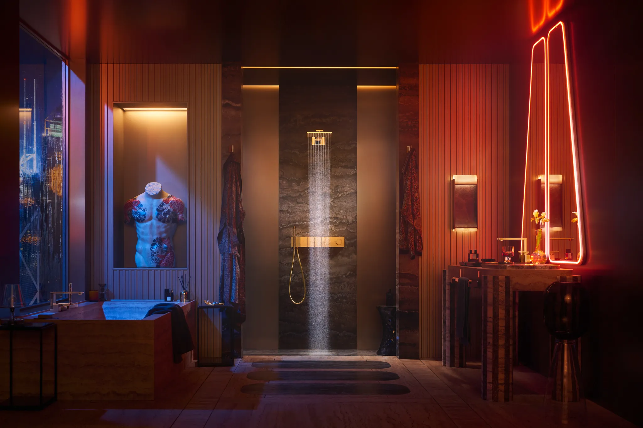 Waschtischmischer 190 Axor Edge Diamantschliff chrom Waschtischmischer 190 Axor Edge Diamantschliff chrom