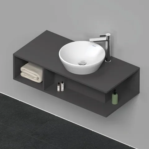 Duravit Waschtischunterschrank wandhängend „D-Neo“ 100 × 26 × 48 cm Graphit Matt Duravit Waschtischunterschrank wandhängend „D-Neo“ 100 × 26 × 48 cm Graphit Matt