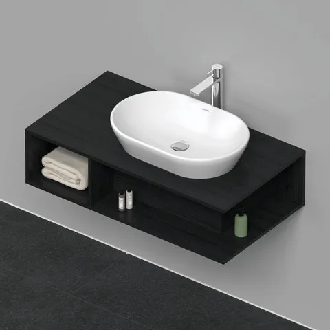 Duravit Waschtischunterschrank wandhängend „D-Neo“ 100 × 26 × 55 cm Eiche Schwarz Duravit Waschtischunterschrank wandhängend „D-Neo“ 100 × 26 × 55 cm Eiche Schwarz
