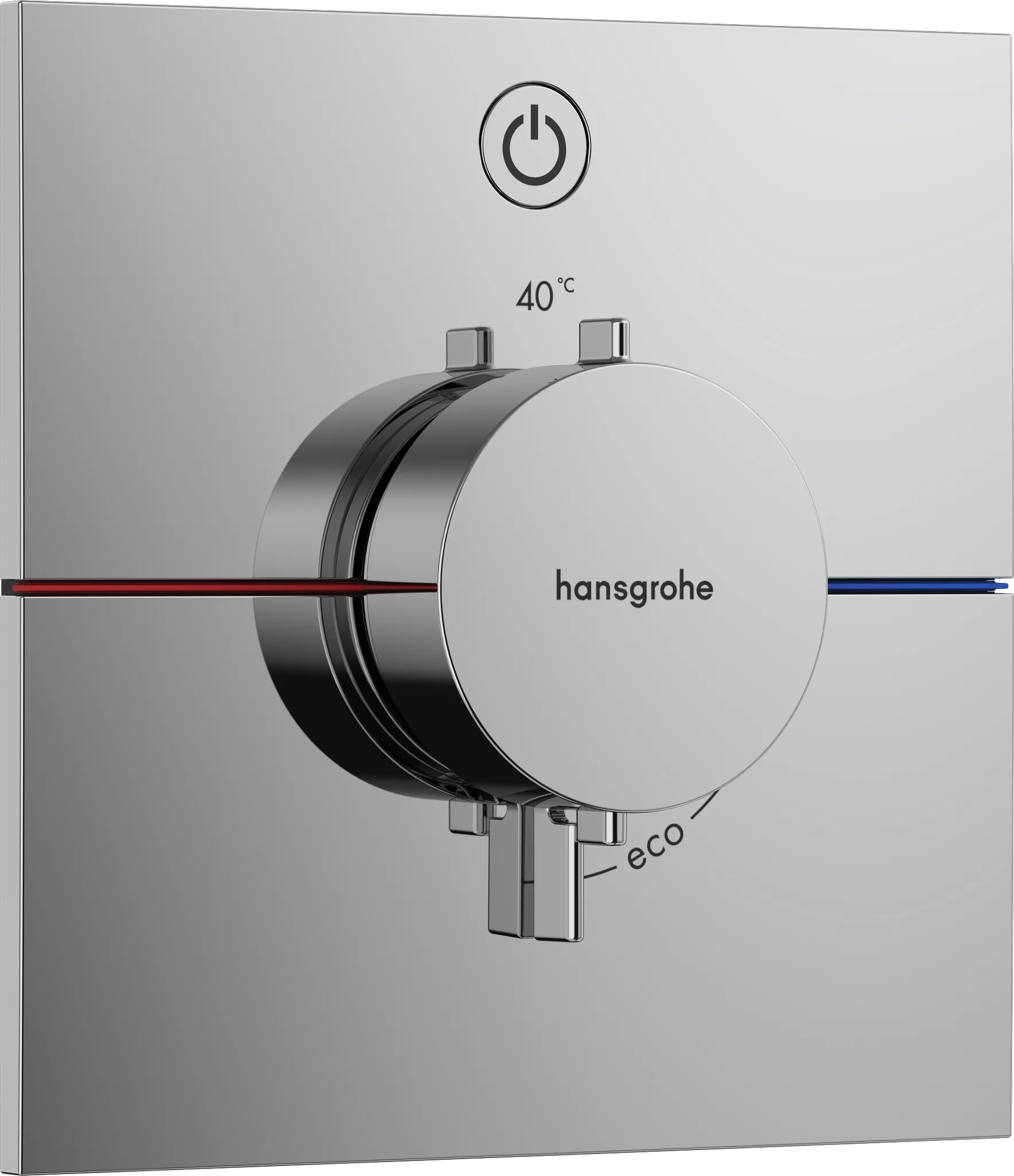 ShowerSelect Comfort E Thermostat Unterputz für 1 Verbraucher Chrom Farbe: Chrom ShowerSelect Comfort E Thermostat Unterputz für 1 Verbraucher Chrom Farbe: Chrom