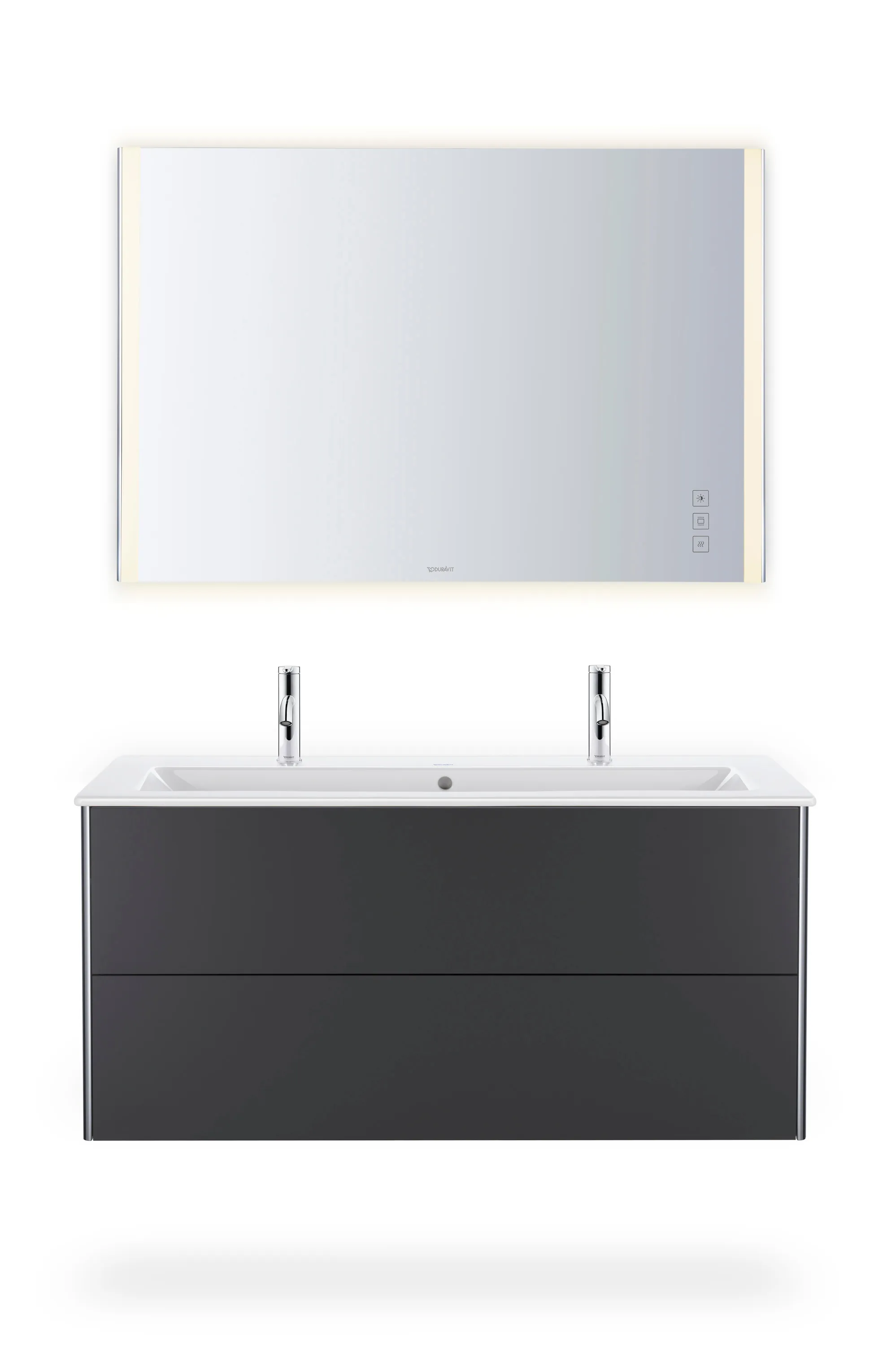 Wandwaschtisch „ME by Starck“, mit Überlauf, Hahnlochposition mittig in Weiß Hochglanz Wandwaschtisch „ME by Starck“, mit Überlauf, Hahnlochposition mittig in Weiß Hochglanz