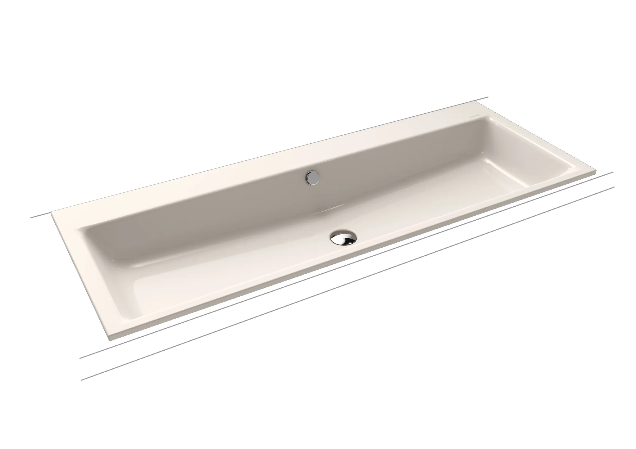 Kaldewei Puro Einbauwaschtisch Modell 3169, 1200x460mm, Perl-Effekt, alpinweiß Kaldewei Puro Einbauwaschtisch Modell 3169, 1200x460mm, Perl-Effekt, alpinweiß