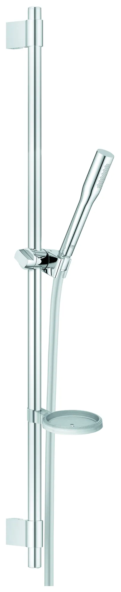 Brausestangenset Euphoria Cosmopolitan Stick 27368, 1 Strahlart, 9,5 l/min Durschflusskonstanthalter, Brausestange 900 mm, Ablage, chrom Brausestangenset Euphoria Cosmopolitan Stick 27368, 1 Strahlart, 9,5 l/min Durschflusskonstanthalter, Brausestange 900 mm, Ablage, chrom