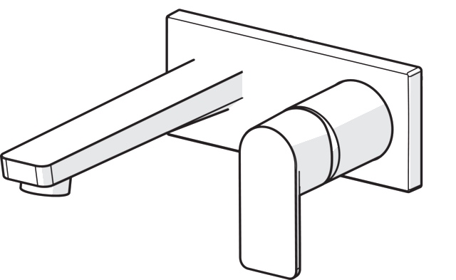 HansaSTELA Waschtischarmatur Hansastela 2021 Einhebelmischer Fertigset für Waschtisch-Batterie 4490 Rosette eckig Ausladung 214mm Chrom HansaSTELA Waschtischarmatur Hansastela 2021 Einhebelmischer Fertigset für Waschtisch-Batterie 4490 Rosette eckig Ausladung 214mm Chrom