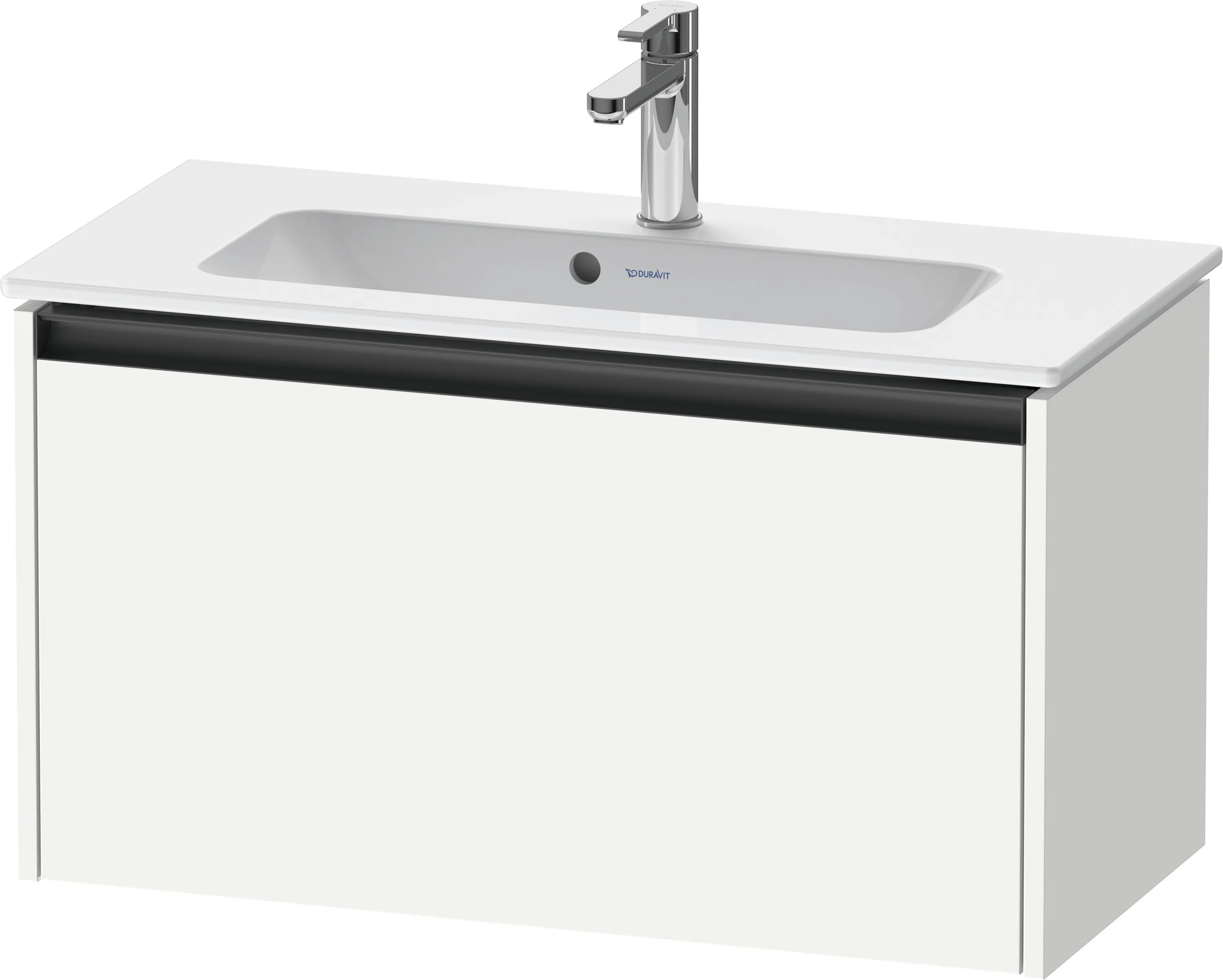 Duravit Waschtischunterschrank wandhängend „Ketho.2“ 81 × 44 × 39 cm in Weiß Matt Duravit Waschtischunterschrank wandhängend „Ketho.2“ 81 × 44 × 39 cm in Weiß Matt
