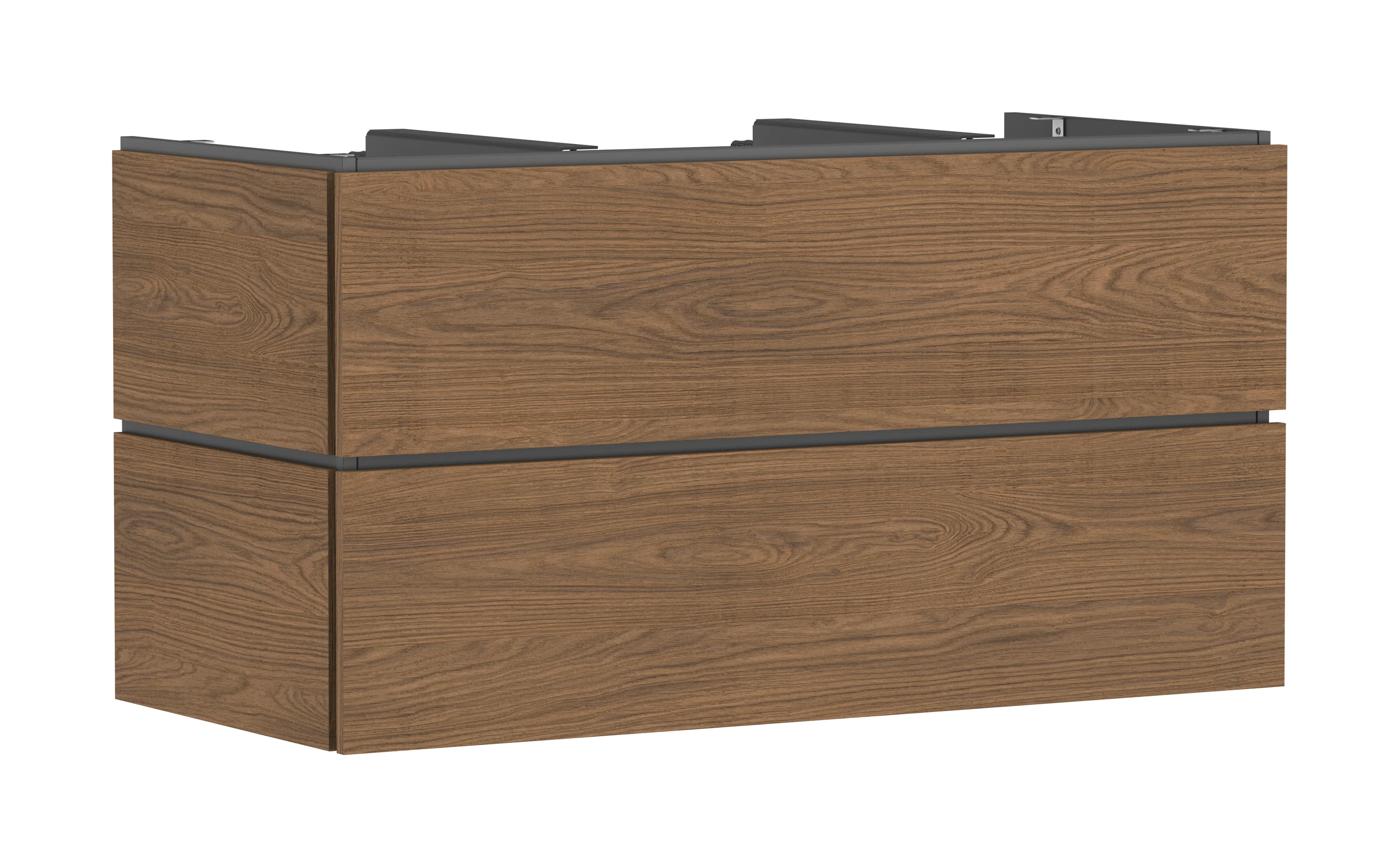 Hansgrohe Xilesa E Waschtischunterschrank, 1180x550 mm, 2 Schubkästen PushOpen, Eiche Kaschmir