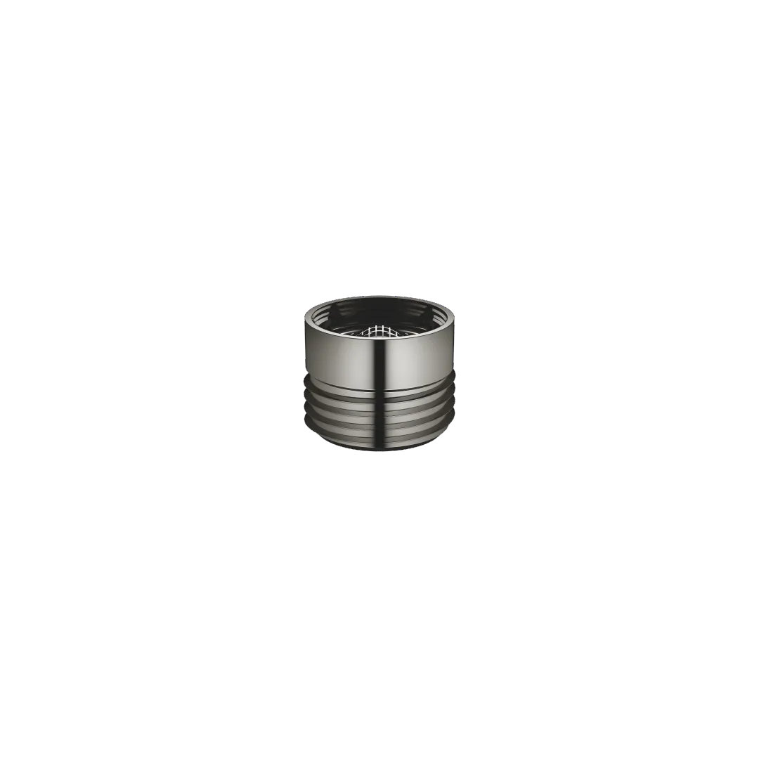 Dornbracht Adapter für Brauseabgang SERIENNEUTRAL Dark Chrome 3/8" x 1/2"