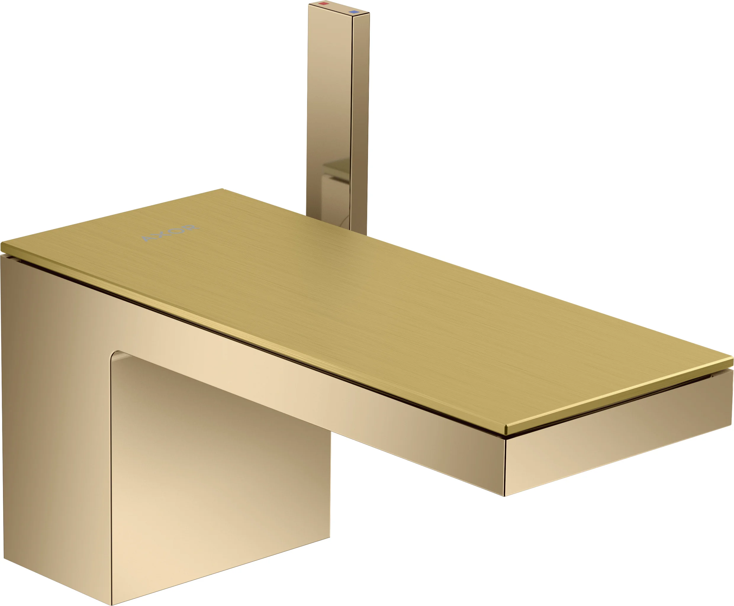 Hansgrohe AXOR MyEdition Platte 200 mm Metall Brushed Gold Optic abnehmbar