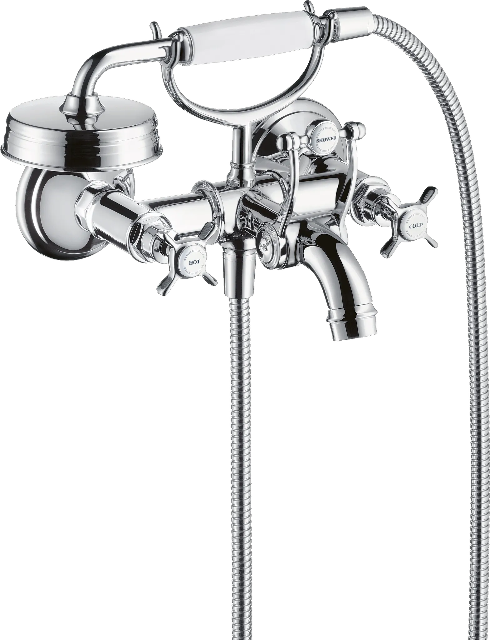 Hansgrohe AXOR Montreux 2-Griff Wannenarmatur Aufputz Chrom Hansgrohe AXOR Montreux 2-Griff Wannenarmatur Aufputz Chrom