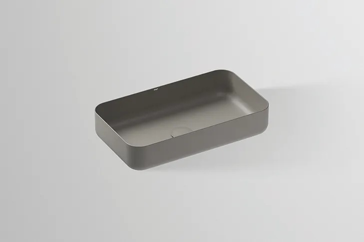Waschbecken „SR-Serie“ 599 × 118 mm in Gravel Matt Waschbecken „SR-Serie“ 599 × 118 mm in Gravel Matt
