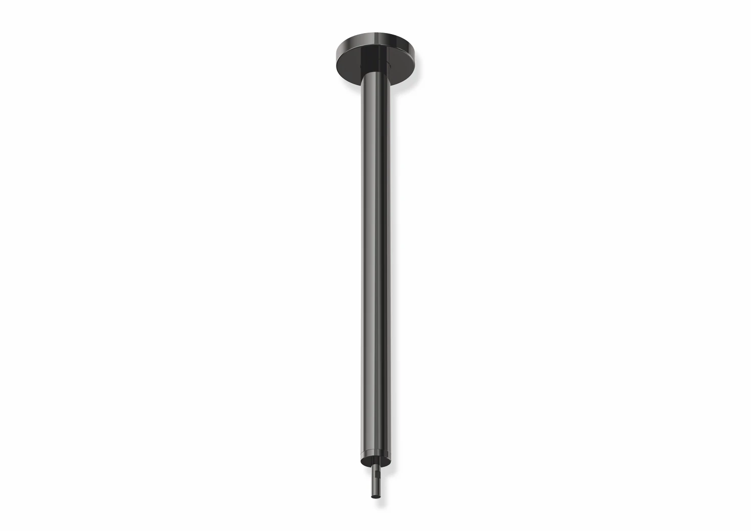 Deckenabhängung des Systems 900, Edelstahl, PVD, Länge 400 mm, bis auf 200 mm kürzbar, D: 25 mm, in Farbe CK (messing glänzend)
