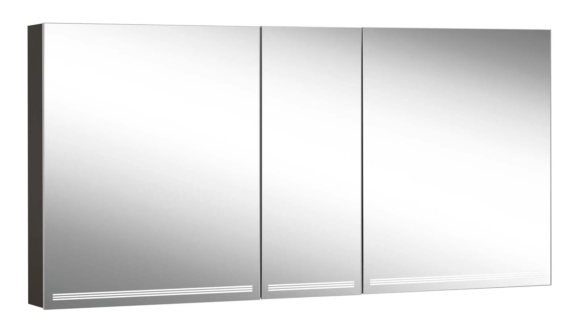 Schneider Spiegelschrank „GRACETW“ in schwarz matt mit Spiegel-Rückwand Schneider Spiegelschrank „GRACETW“ in schwarz matt mit Spiegel-Rückwand