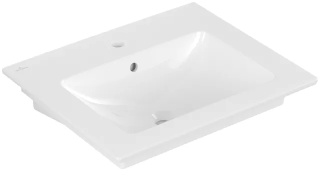 Villeroy & Boch Wandwaschtisch „Venticello“ 600 × 505 × 165 mm, für Becken mittig, mit Hahnlochbohrung, Hahnlochposition mittig in Weiß Alpin Villeroy & Boch Wandwaschtisch „Venticello“ 600 × 505 × 165 mm, für Becken mittig, mit Hahnlochbohrung, Hahnlochposition mittig in Weiß Alpin