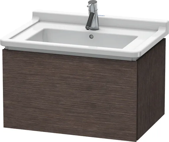 Duravit Waschtischunterschrank wandhängend „L-Cube“ 67 × 40,8 × 46,9 cm Eiche Dunkel gebürstet Duravit Waschtischunterschrank wandhängend „L-Cube“ 67 × 40,8 × 46,9 cm Eiche Dunkel gebürstet