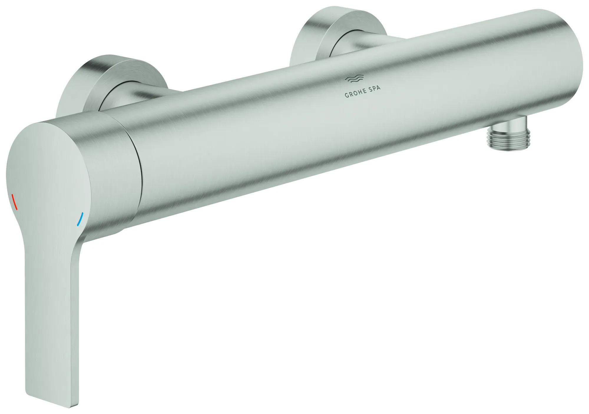 Einhand-Brausebatterie Allure 32846, Wandmontage, eigensicher, chrom Einhand-Brausebatterie Allure 32846, Wandmontage, eigensicher, chrom