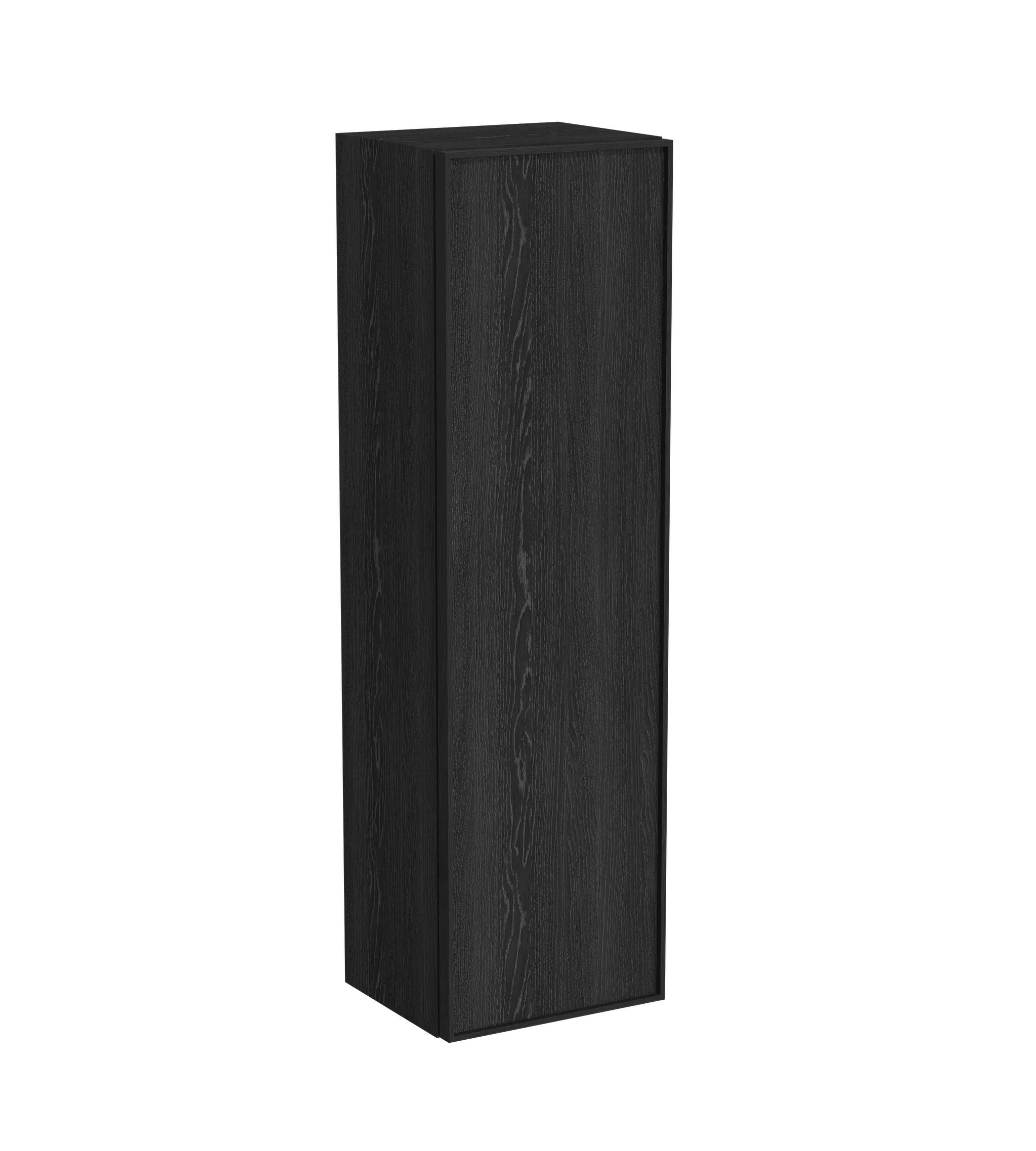 VitrA New Metropole Edge Halbhochschrank, Eiche Schwarz, 35 x 30 x 120 cm (BxTxH), Wandmontage mit Softclose & Push-Open-Tür, Massivholzrahmen VitrA New Metropole Edge Halbhochschrank, Eiche Schwarz, 35 x 30 x 120 cm (BxTxH), Wandmontage mit Softclose & Push-Open-Tür, Massivholzrahmen