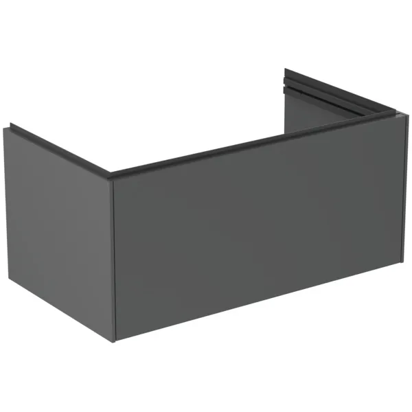 Ideal Standard Waschtischunterschrank „Conca“ 80 × 36,3 × 44 cm Anthrazit matt lackiert