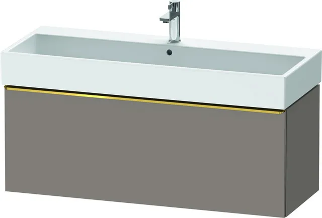Duravit Waschtischunterschrank wandhängend „D-Neo“ 118,4 × 44 × 44,2 cm Basalt Matt Duravit Waschtischunterschrank wandhängend „D-Neo“ 118,4 × 44 × 44,2 cm Basalt Matt
