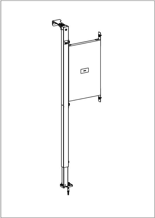 Befestigungselement für Haltegriffe ViConnect Installationssysteme 921983, 310 x 1120 x 48 mm