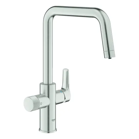 Grohe Blue Pure Eurosmart Einhand-Spültischbatterie, U-Auslauf, supersteel Farbe: supersteel Grohe Blue Pure Eurosmart Einhand-Spültischbatterie, U-Auslauf, supersteel Farbe: supersteel