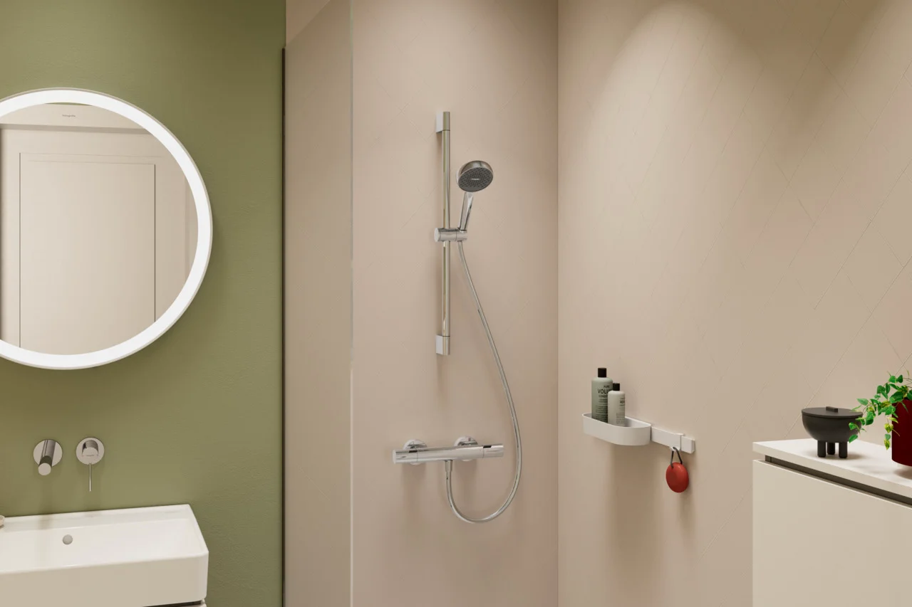 Hansgrohe Activera S Brauseset 95 1jet EcoSmart mit Brausestange 65 cm Chrom