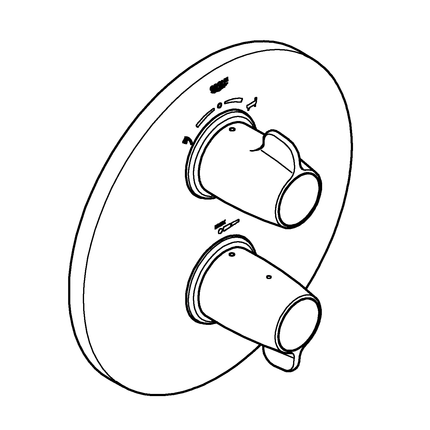 Grohe Grohtherm Special Thermostat-Wannenbatterie Fertigmontageset für Rapido T 35 500 chrom Grohe Grohtherm Special Thermostat-Wannenbatterie Fertigmontageset für Rapido T 35 500 chrom