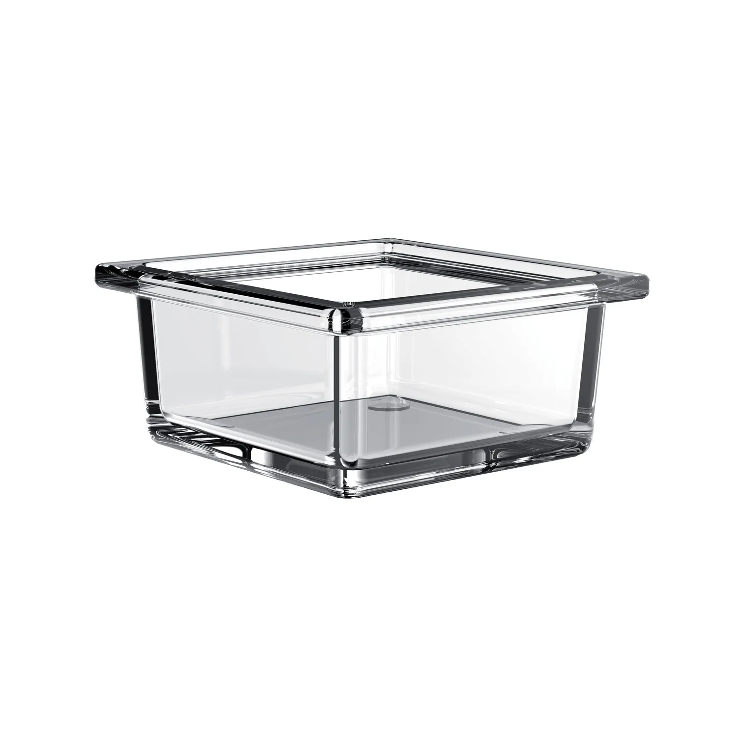 liaison Glasschale für Reling quadratisch, 98 × 48 × 98 mm, chrom liaison Glasschale für Reling quadratisch, 98 × 48 × 98 mm, chrom
