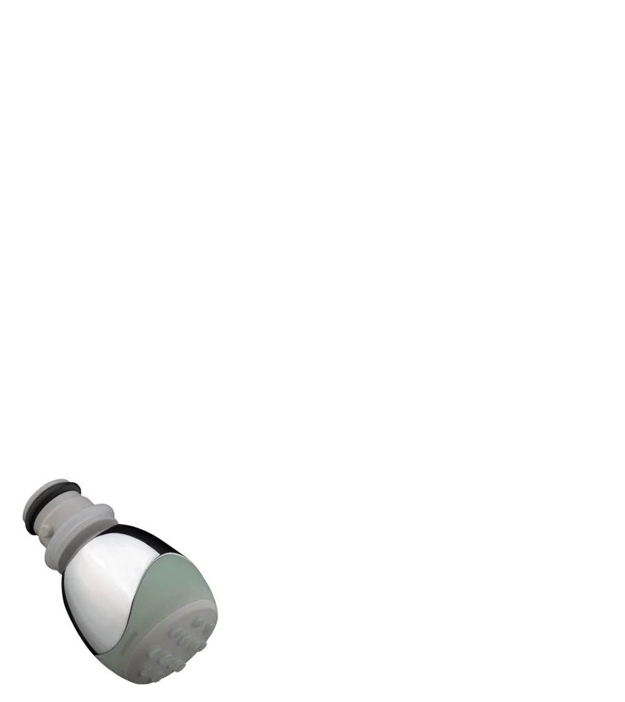 Hansgrohe Wechsel-Strahleinsatz Normalstrahl, Chrom – verstellbare Seitenbrause, 360° Drehbereich, 8 l/min Durchfluss