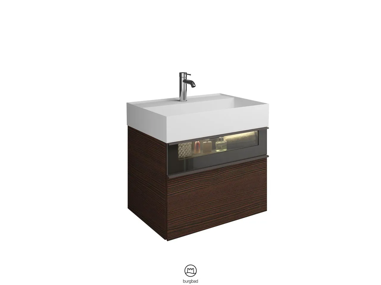 burgbad Badmöbelset „Yumo“ in Eiche Dekor Cashmere burgbad Badmöbelset „Yumo“ in Eiche Dekor Cashmere