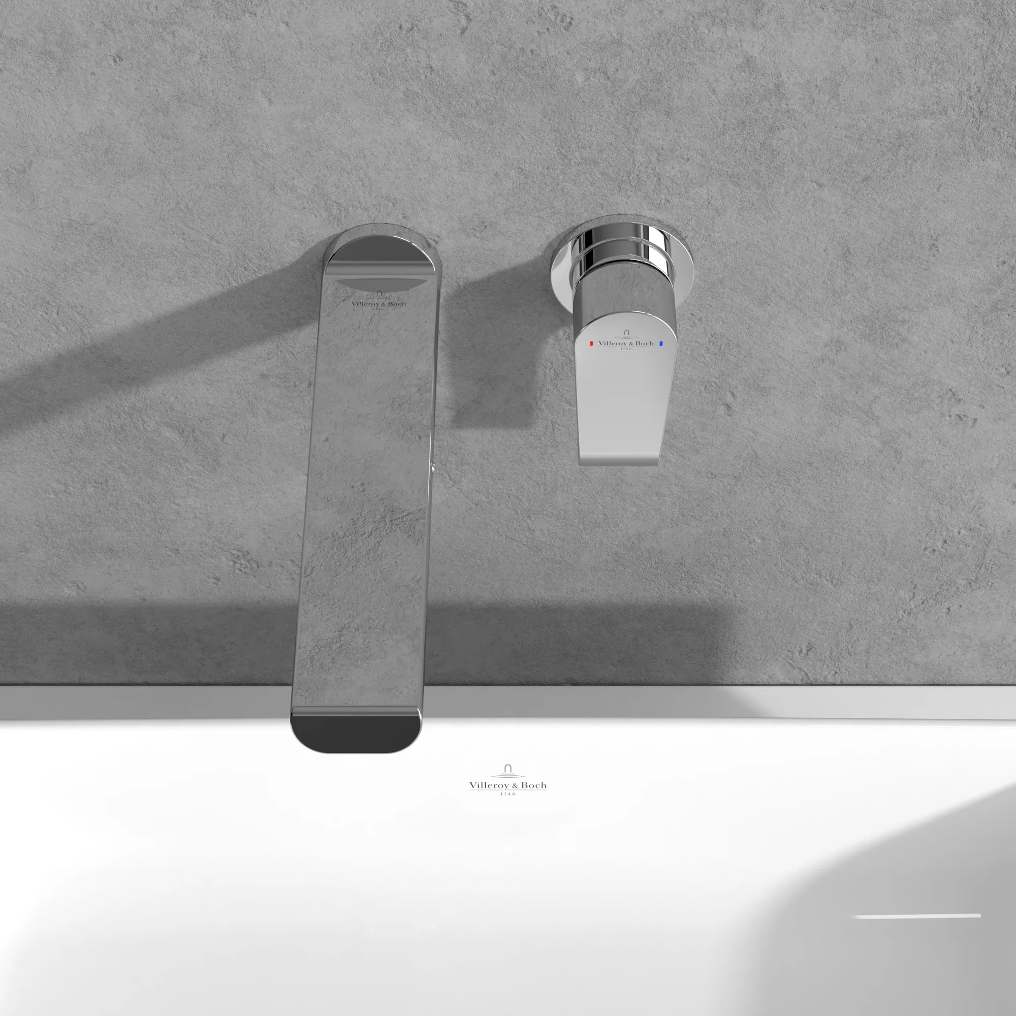 Einhand-Unterputz-Armatur „Liberty“ 23,6 cm Ausladung 220 mm in Chrom Einhand-Unterputz-Armatur „Liberty“ 23,6 cm Ausladung 220 mm in Chrom