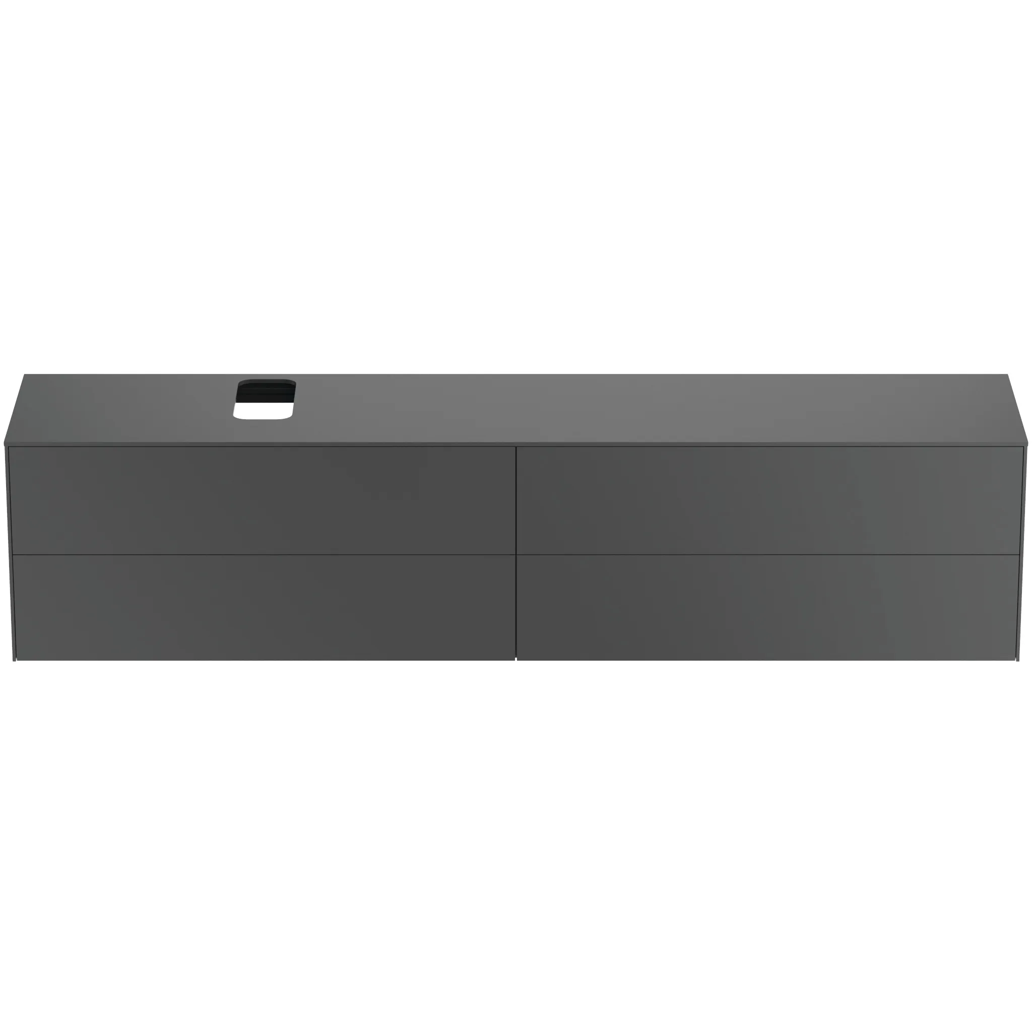 Ideal Standard Waschtischunterschrank Conca, 4 Auszüge, Anthrazit