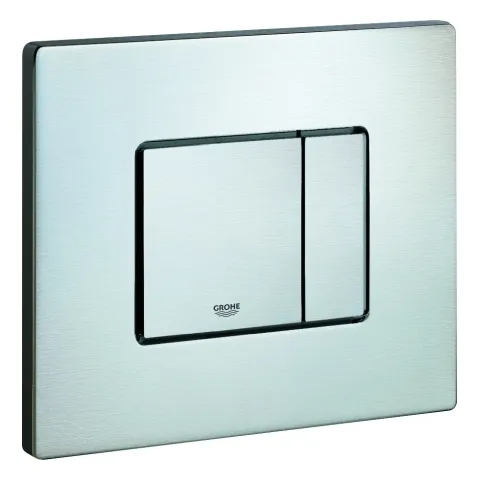 WC-Betätigung Skate Cosmopolitan 38776, 2-Mengen- und Start & Stopp-Betätigung, 156 x 197 mm, waagerechte Montage, edelstahl WC-Betätigung Skate Cosmopolitan 38776, 2-Mengen- und Start & Stopp-Betätigung, 156 x 197 mm, waagerechte Montage, edelstahl