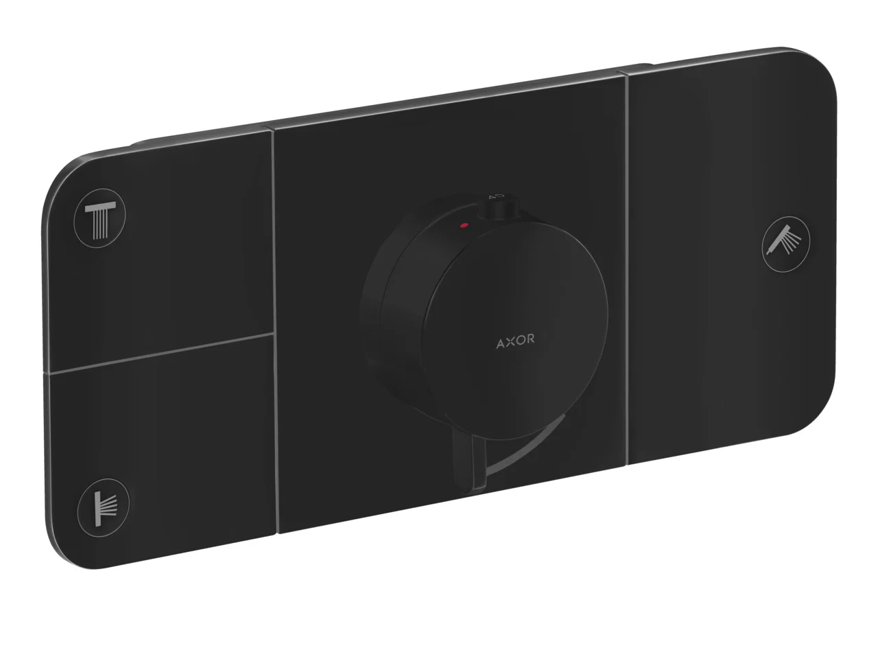 Hansgrohe AXOR One Thermostatmodul Unterputz, 3 Verbraucher, mattschwarz