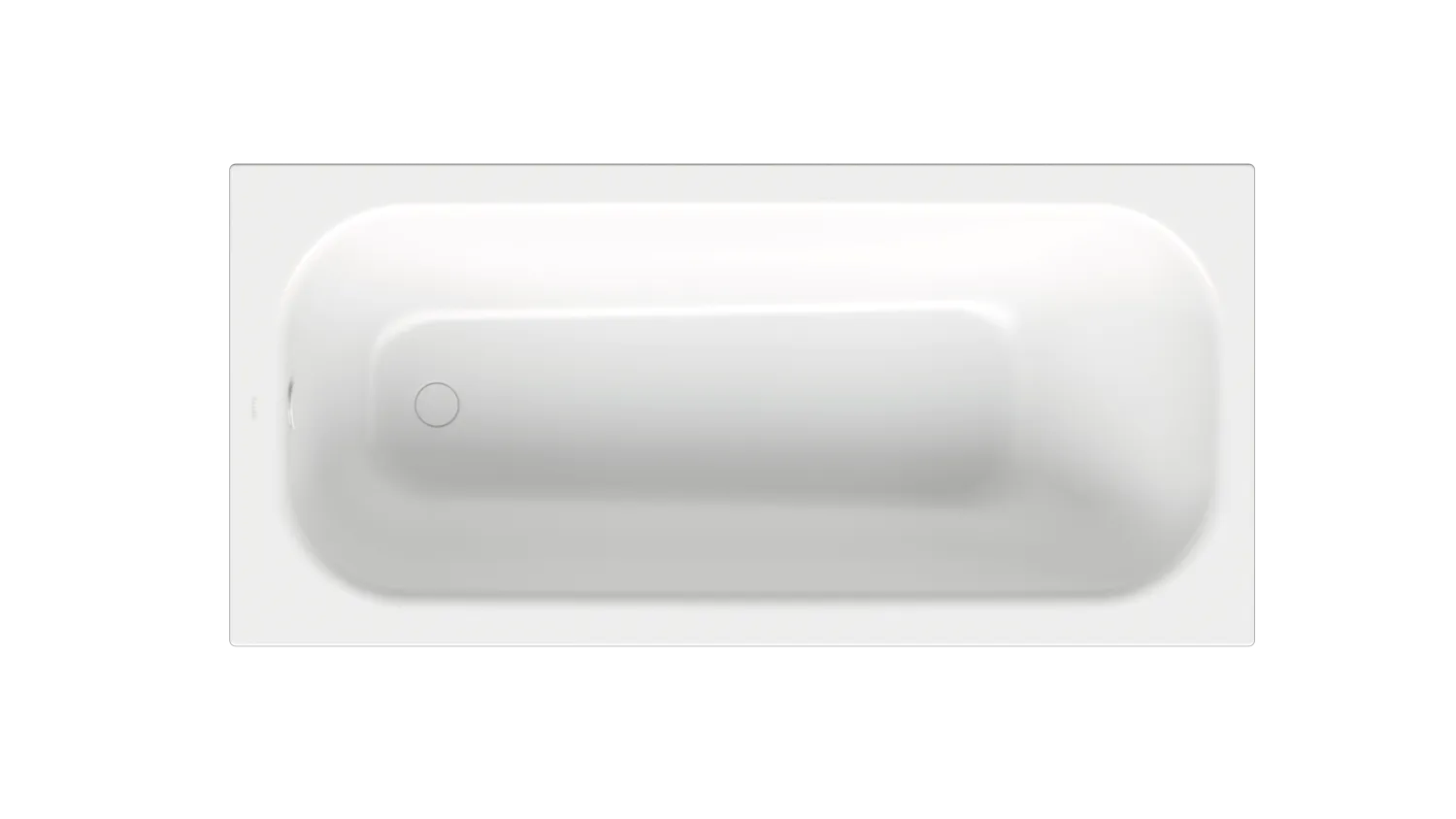 Bette BetteClassic Badewanne Edelweiß 1700x800x450 mm Einbau 1-Sitzer Bade-Duschkombination glasierter Titan-Stahl