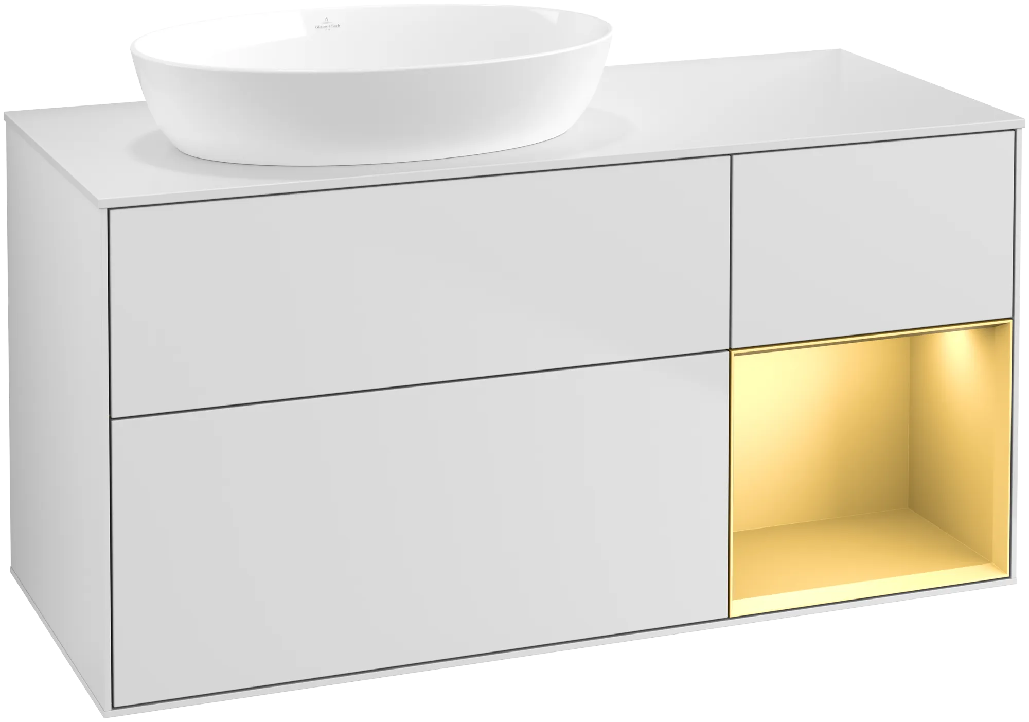 Villeroy & Boch Finion Waschbeckenunterschrank FA5, 1200x603x501mm, weiß