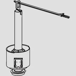 SANIT Ablaufarmatur Spülkasten junior jet