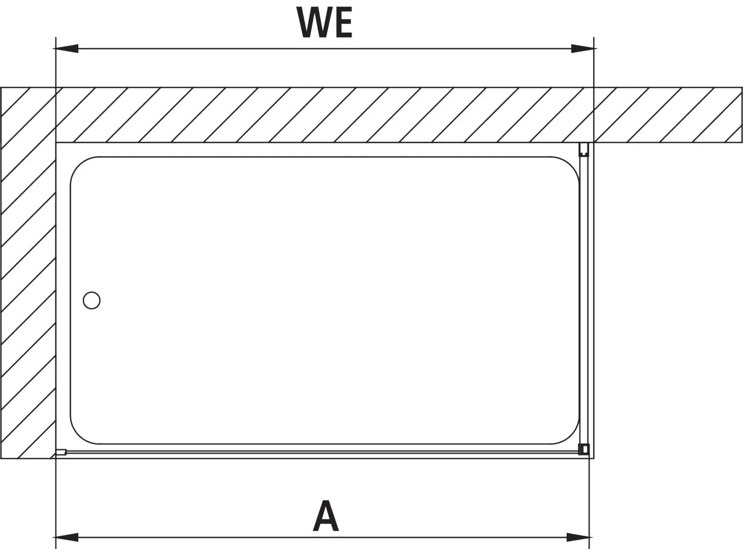 Kermi Duschdesign Walk-In-Duschkabine mit variabler Stabilisierung (Wand / Decke) links „WALK-IN XB“ Glas Klar, Profile Silber Hochglanz, BV: 780 - 800 mm WE: 790 - 810 mm H: 2000 mm Kermi Duschdesign Walk-In-Duschkabine mit variabler Stabilisierung (Wand / Decke) links „WALK-IN XB“ Glas Klar, Profile Silber Hochglanz, BV: 780 - 800 mm WE: 790 - 810 mm H: 2000 mm