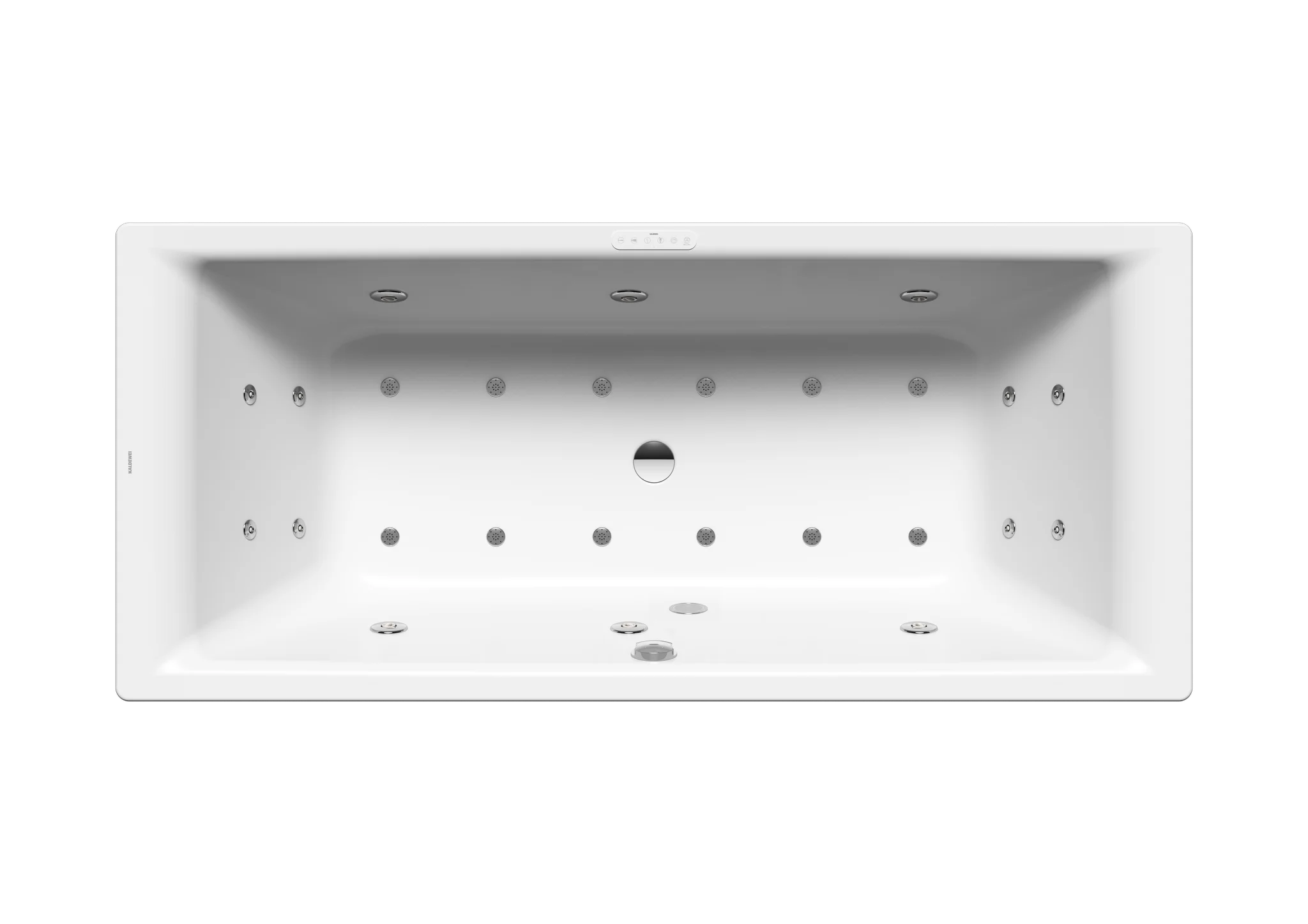 Kaldewei PURO NEXT DUO Badewanne, 1800x800 mm, alpinweiß, mit Whirlsystem Combimassage BODY & SOUL