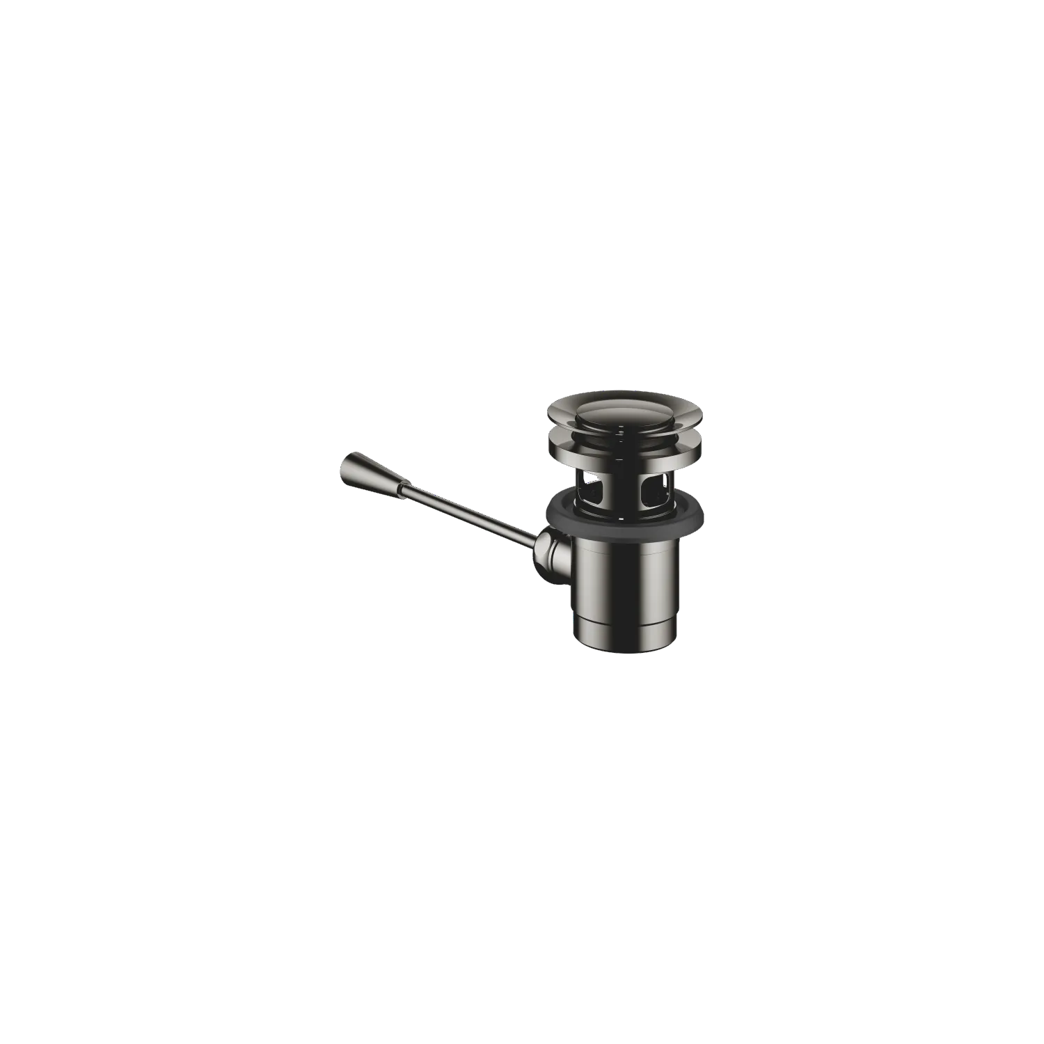 Dornbracht Ablaufgarnitur SERIENNEUTRAL Dark Chrome 1 1/4" - Länge Kniehebel 185 mm