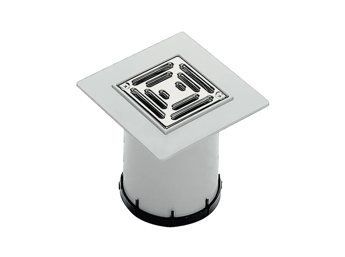 Aufsatz PVC-EN 10, Rost verschraubt, 100 x 100 mm Aufsatz PVC-EN 10, Rost verschraubt, 100 x 100 mm