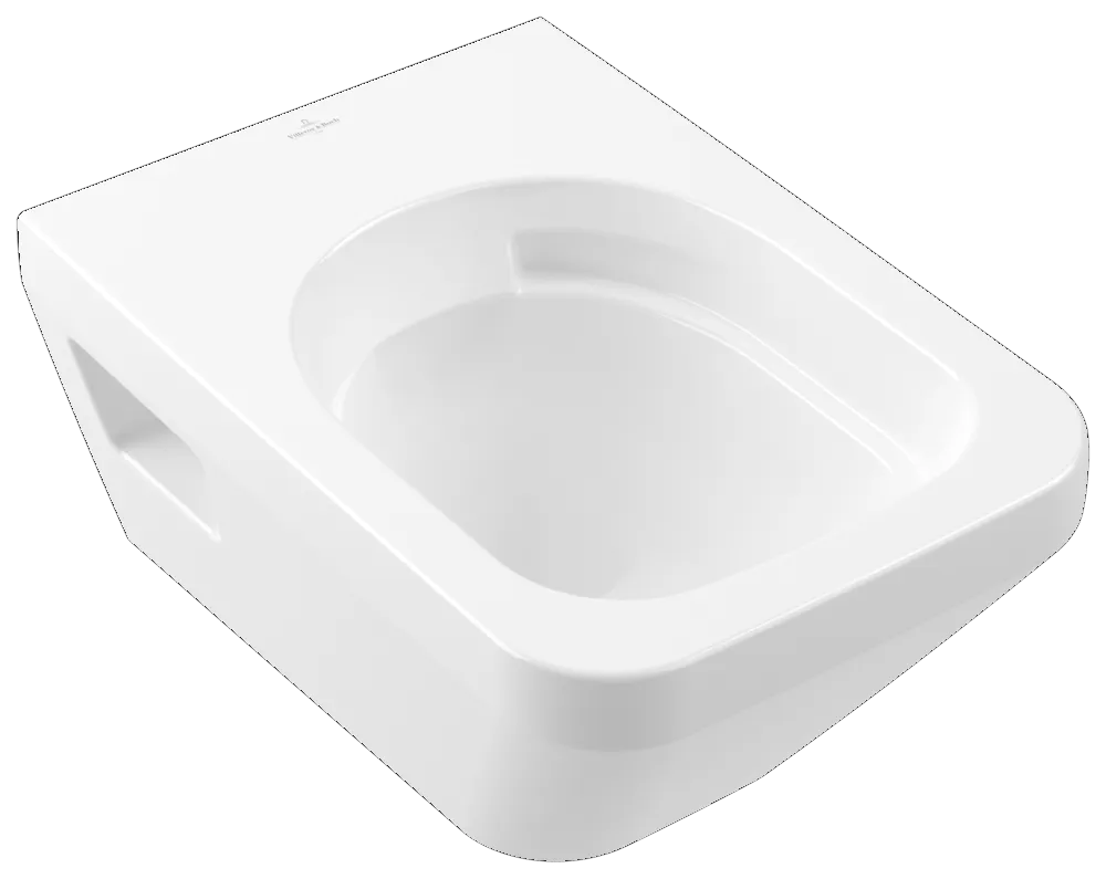 Wand-Tiefspül-WC TwistFlush „Architectura“ 37 × 35,5 × 53 cm in Weiß Alpin, Befestigung sichtbar, ohne Spülrand Wand-Tiefspül-WC TwistFlush „Architectura“ 37 × 35,5 × 53 cm in Weiß Alpin, Befestigung sichtbar, ohne Spülrand