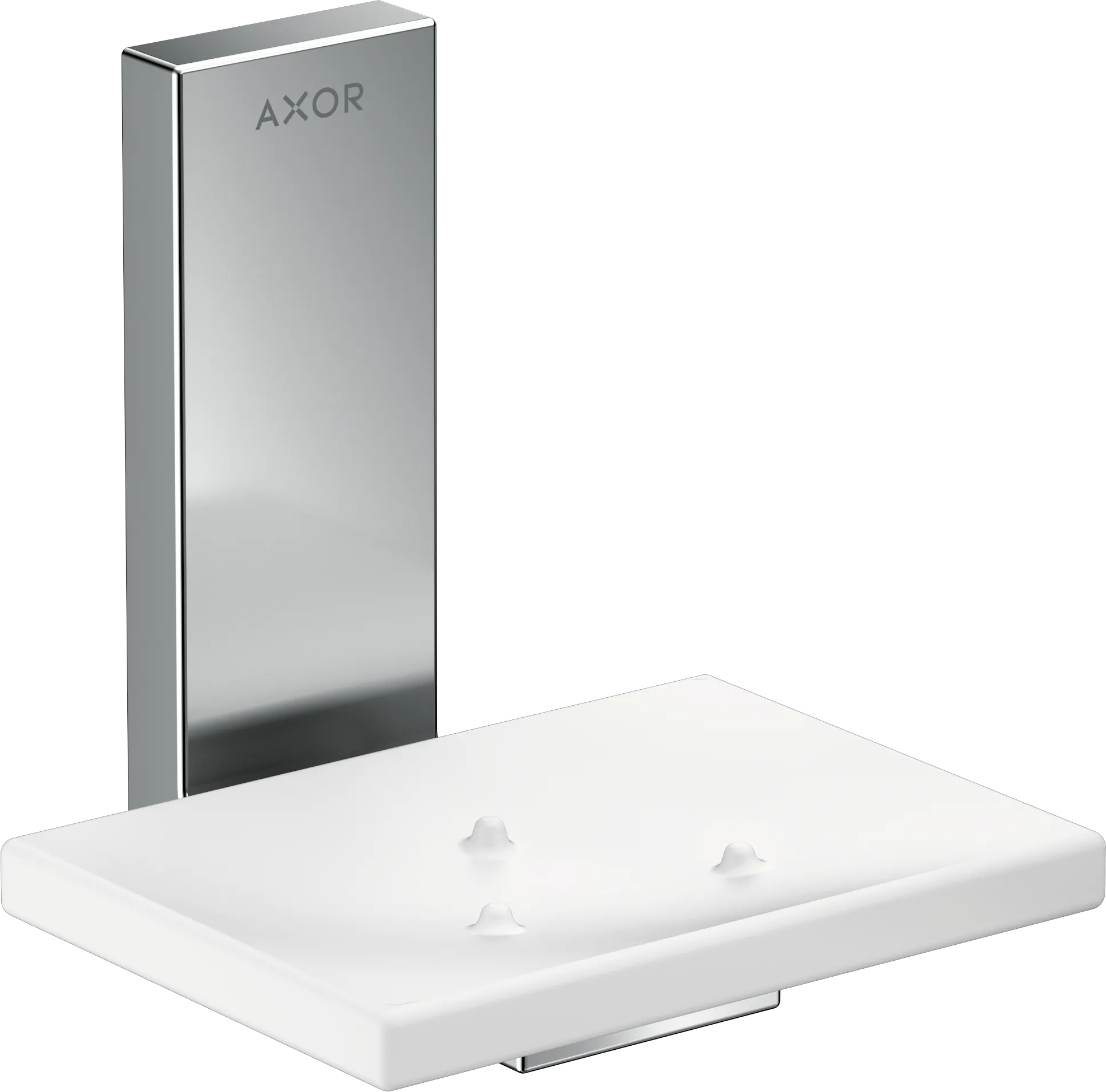 Hansgrohe AXOR Universal Rectangular Seifenschale, Chrom, Wandmontage Hansgrohe AXOR Universal Rectangular Seifenschale, Chrom, Wandmontage