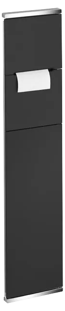 Plan Integral Modul WC 1 Anschlag rechts 176 x 775 x 143 mm verchromt/schwarz