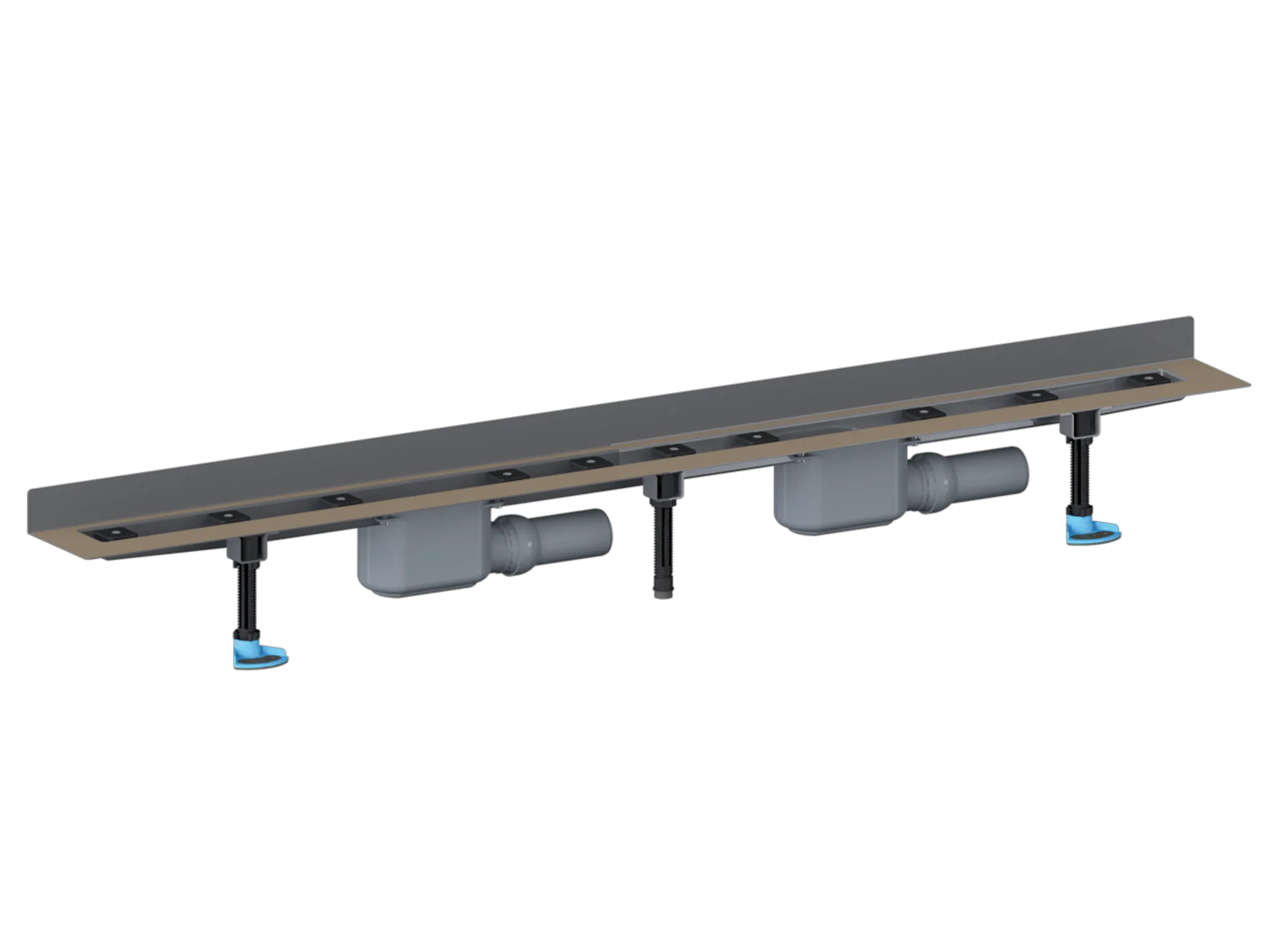 Duschrinne CeraLine W Duo 1400 mm, DN 50