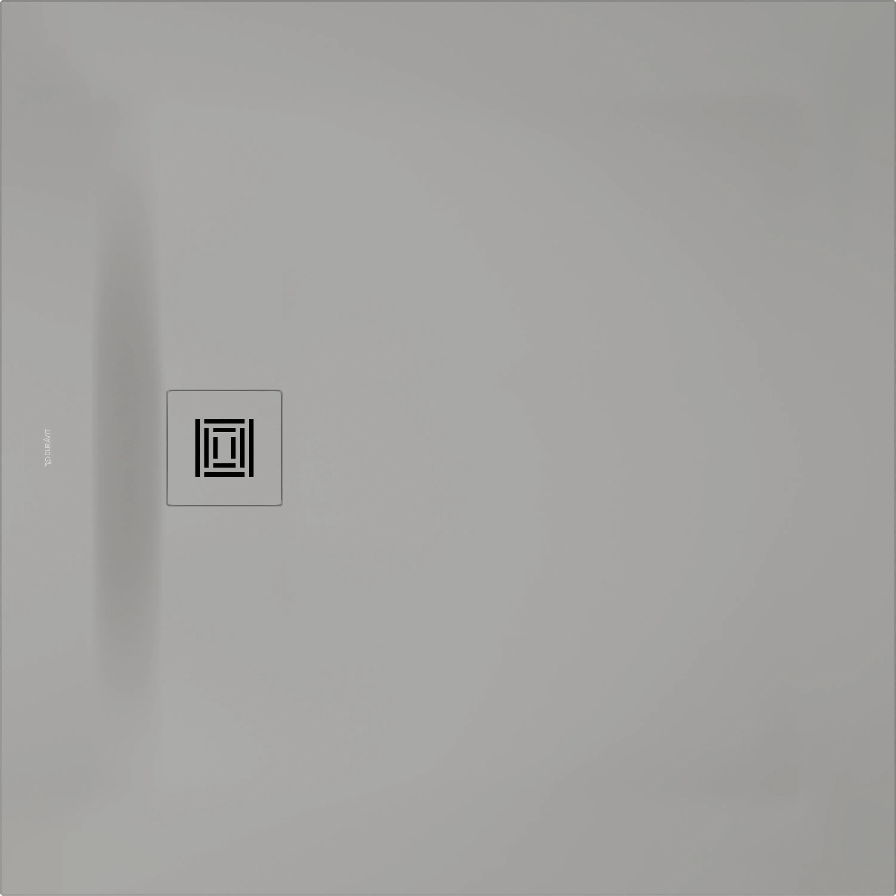 Duravit quadrat Duschwanne „Sustano“ 100 × 100 cm in Hellgrau Matt