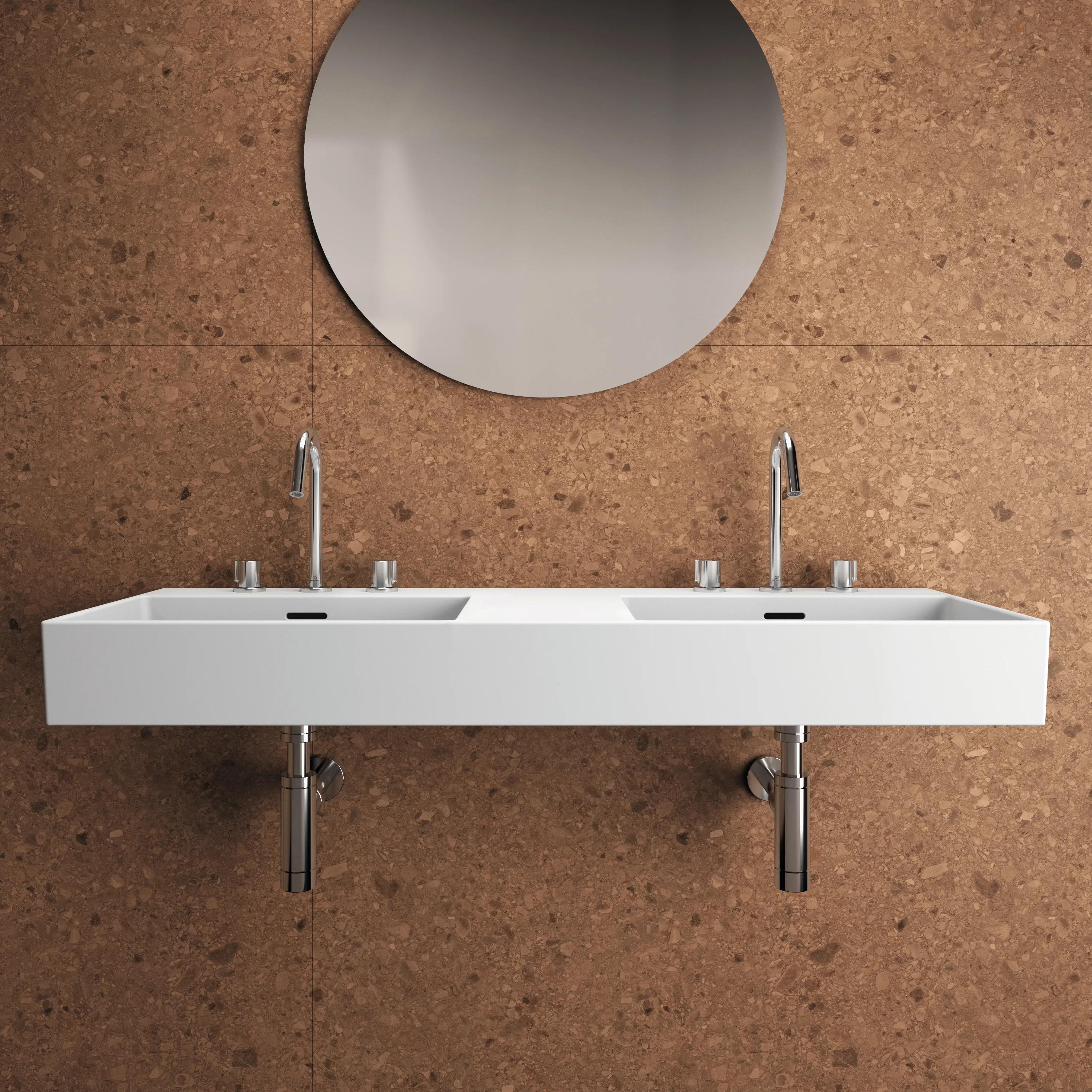 Ideal Standard Joy Arm 3-Loch Waschtischarmatur BC783AA, Chrom Ideal Standard Joy Arm 3-Loch Waschtischarmatur BC783AA, Chrom