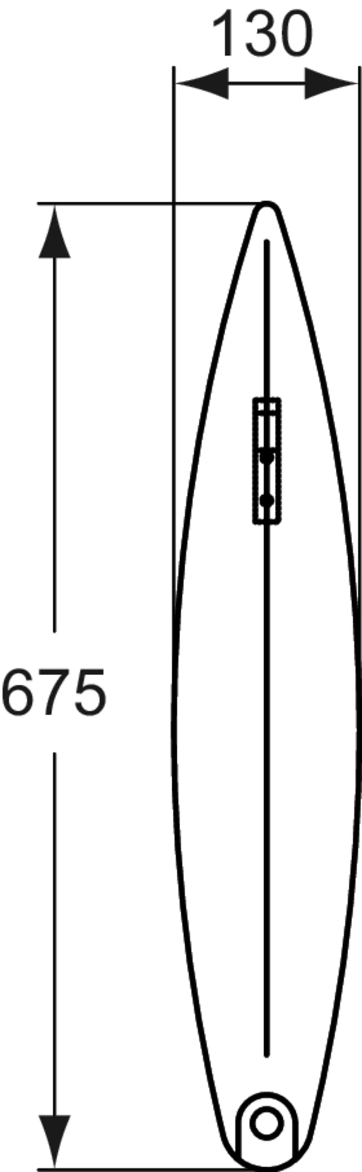 Urinaltrennwand Eurovit 130x320x675mm Weiß Urinaltrennwand Eurovit 130x320x675mm Weiß
