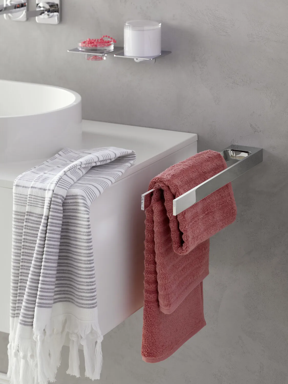 art Handtuchhalter starr 1-armig, 320 mm, chrom art Handtuchhalter starr 1-armig, 320 mm, chrom